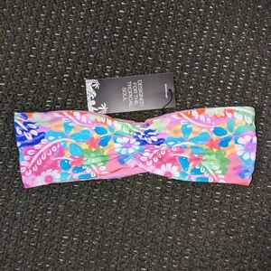 BLACKBOUGH - FLORALFITTI - BANDEAU TOP - NWT